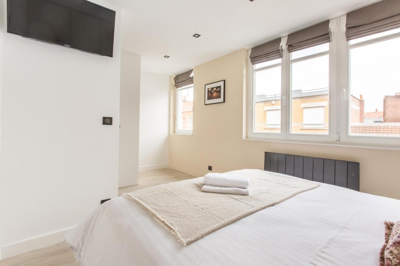 Appartement spacieux et moderne 4 chambres à 5mn à pieds République Lille Exterior foto